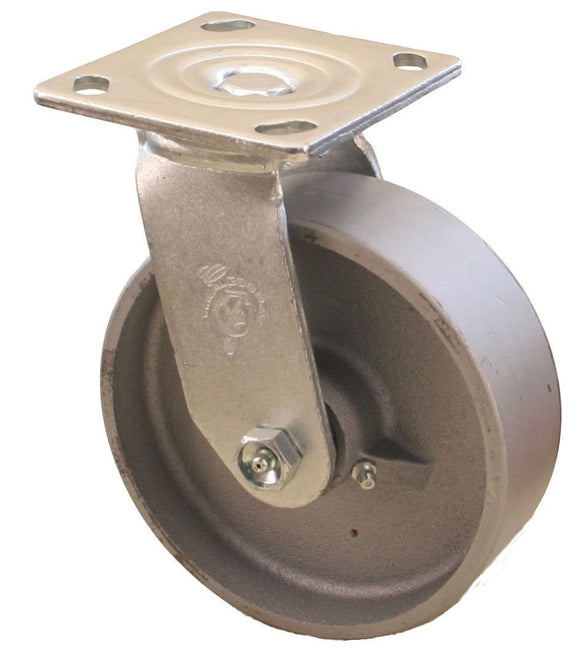 Swivel 5 caster with 5 x 1-1/2 Cast Iron(SS) wheel