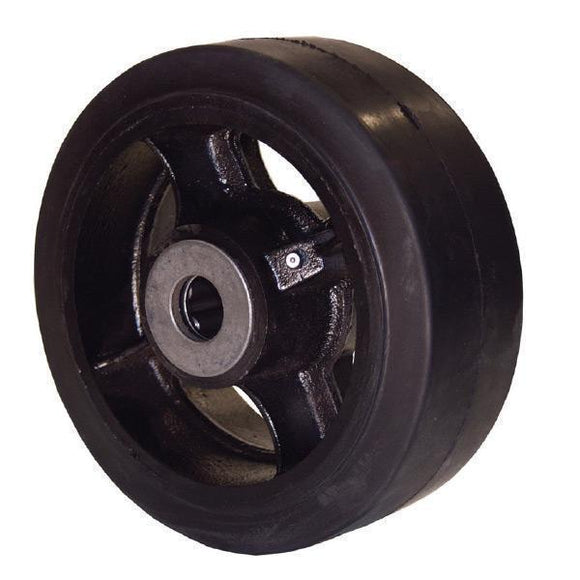 6 x 2-1/2 Mold on rubber wheel 1-1/4 RB