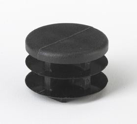 "round inside fitting cap, flat Fits 3/4 inch OD tubing"