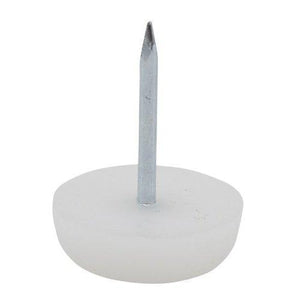 "Glide, nail-on 7/8 inch diameter base"