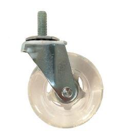 "Swivel 7/16"" x1"" grip stem caster with  3""  ICE wheel"