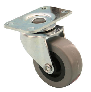 Swivel 2 caster with 2 x 7/8 grey Protech wheel