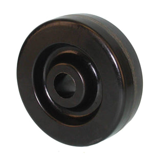 "3-1/4 x 1-1/2 phenolic wheel, 1-3/16 plain bore"