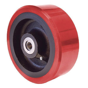 4 x 1-1/2 urethane wheel 1/2 RB